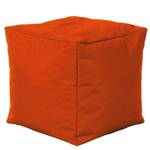 Pouf Scuba Cube Tissu orange