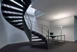 Stehleuchte Work Light Floor Grau - Silber - 42 x 185 x 60 cm