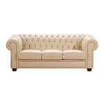 Sofa Medford (3-Sitzer) Kunstleder Beige