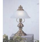 Lampe Alessia 1 ampoule - Laiton ancien brossé - Hauteur : 34 cm