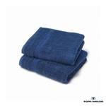 Handtuch Tom Tailor Baumwollstoff - Marineblau - 50 x 100 cm (2er-Set)