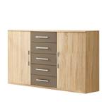 Dressoir Valence Beige - Bruin - Plaatmateriaal - Hout - 149 x 86 x 38 cm