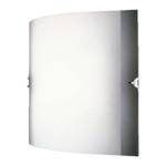 Wandlamp Velo glas aluminium wit