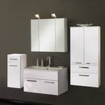 Ensemble de salle de bain Victoria Blanc brillant - Lot de 4