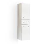 Armoire midi Victoria Modèle étroit - Blanc brillant