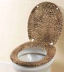 Tavoletta WC Motivo a macchie di leopardo