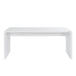 Schreibtisch White Club 180cm x 85cm - Hochglanz/Weiß Dekor