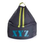 Beanbag Brava XYZ Grau - Textil - 70 x 110 cm