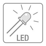 LED ALU-spot GU10, 4W (6-delige set) - 1 lichtbron
