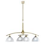 Lampada a sospensione Prestige 4 lumi Ottone anticato