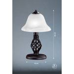 Bureaulamp Siena roze - albastkleurig - wit