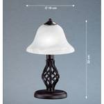 Bureaulamp Siena roze - albastkleurig - wit