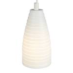 Lampada a sospensione di porcellana Bianco - Ceramica - Pietra - Altezza: 18 cm