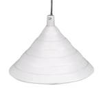 Lampada a sospensione di porcellana Bianco - Ceramica - Pietra - Altezza: 11 cm