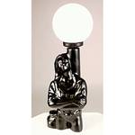 Lampe de bureau Austin Noir - Céramique - Pierre - Hauteur : 38 cm