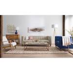 Sofa Buckingham (3-Sitzer) Webstoff Stoff Selva: Beige