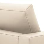 Ecksofa Portobello Echtleder Echtleder Gad: Creme - Breite: 207 cm - Longchair davorstehend links