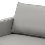 Ecksofa Portobello Echtleder Echtleder Gad: Grau - Breite: 207 cm - Longchair davorstehend rechts