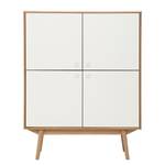 Highboard Levin eikenhout/wit