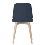 Gestoffeerde stoelen Helvig III geweven stof/massief eikenhout - Stof Vesta: Blauw