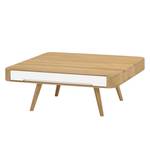 Salontafel Loca I deels massief wild eikenhout - Wit/wild eikenhout