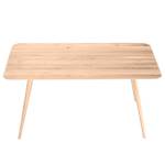 Houten eettafel SANDER massief eikenhout - Lichte eikenhouten - 160 x 90 cm