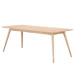 Houten eettafel SANDER massief eikenhout - Lichte eikenhouten - 180 x 90 cm