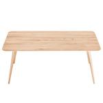 Houten eettafel SANDER massief eikenhout - Lichte eikenhouten - 180 x 90 cm