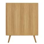 Commode Loca I deels massief wild eikenhout - wit/wild eikenhout