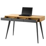 Bureau Danica eikenhout/mat donkergrijs