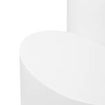 Set tavolini Elipse bianco - Bianco lucido