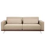 Slaapbank Copperfield II geweven stof Stof Parsa: Beige-Grijs