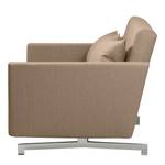 Schlafsofa Dendera B Webstoff Stoff Zahira: Beige-Grau