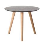 Table dappoint Karay Caoutchouc massif - Imitation béton / Caoutchouc