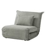 Fauteuil Jake Microfibre - Tissu Reeva: Gris