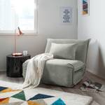 Fauteuil convertible Jake Microfibre - Tissu Reeva: Gris