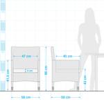 Tuinstoelen Paradise Lounge met zitkussen in bruin