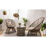 Set balcone Moosh (3 pezzi) Polyrattan Color antracite