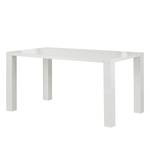 Eettafel Acle hoogglans wit - 140x80cm