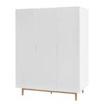 Armoire à portes battantes LINDHOLM Blanc - Largeur : 154 cm