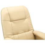 Relaxfauteuil Nagold (met hocker) kunstleer - Beige