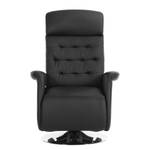 Fauteuil de relaxation Fleet Imitation cuir - Noir