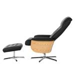 Relaxfauteuil Elswick kunstleer - zwart