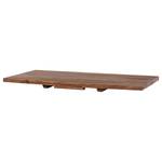 Rallonges OHIO - Lot de 2 Marron - Bois massif - Bois/Imitation - 90 x 5 x 45 cm