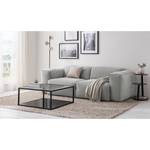 2-Sitzer Sofa HUDSON Webstoff Saia: Hellgrau