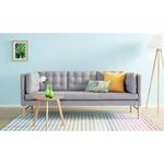 Sofa Tesoro (3-Sitzer) Webstoff Webstoff Saia: Hellgrau