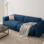 3-Sitzer Sofa HUDSON Webstoff Anda II: Blau