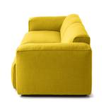 3-Sitzer Sofa HUDSON Webstoff Milan: Gelb