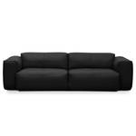 3-Sitzer Sofa HUDSON Echtleder Neka: Schwarz