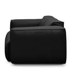 3-Sitzer Sofa HUDSON Echtleder Neka: Schwarz